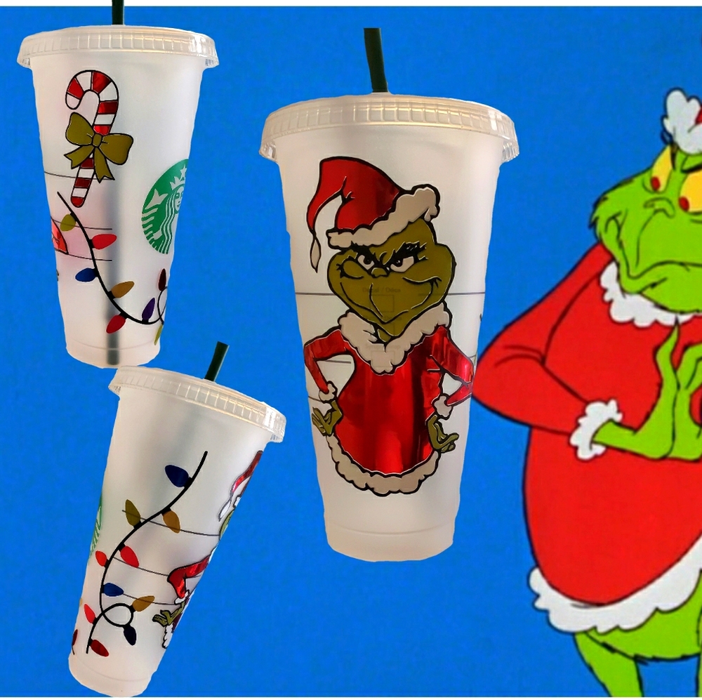 Starbucks customized Christmas cups
